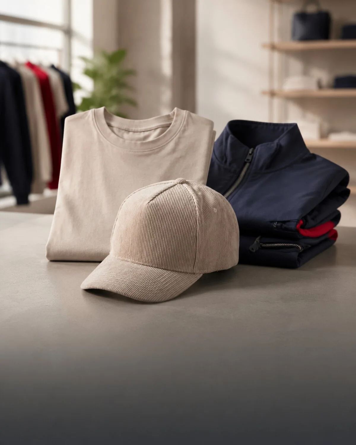 Textile, casquettes & mode — objets publicitaires personnalisables MYGOODIZ