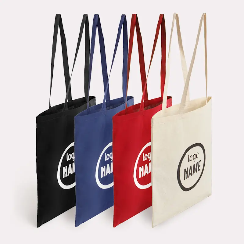 Sacs avec anses en coton
