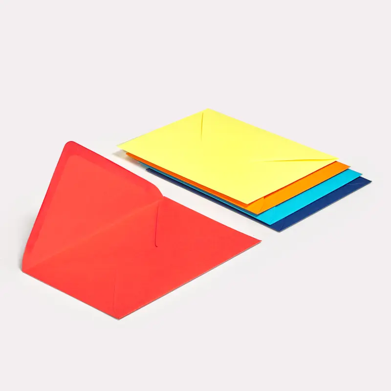 Enveloppes de couleur