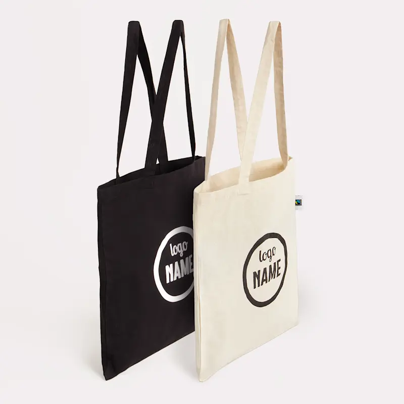 Fairtrade/GOTS sacs avec anses en coton