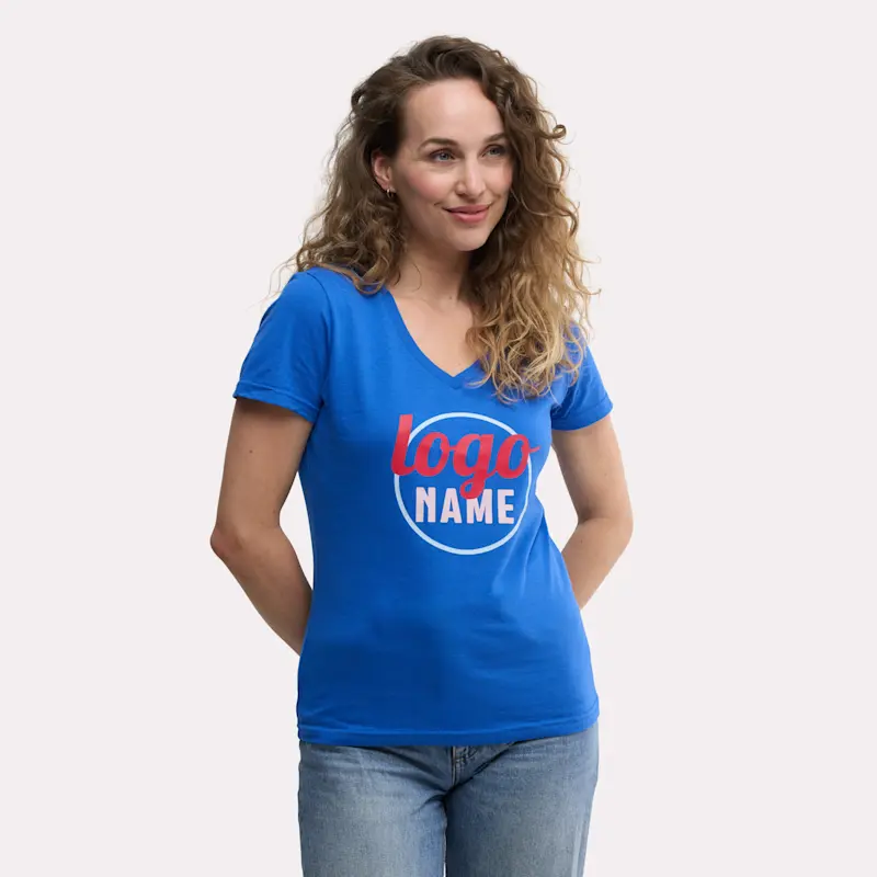 T-shirts Gildan Softstyle V-neck