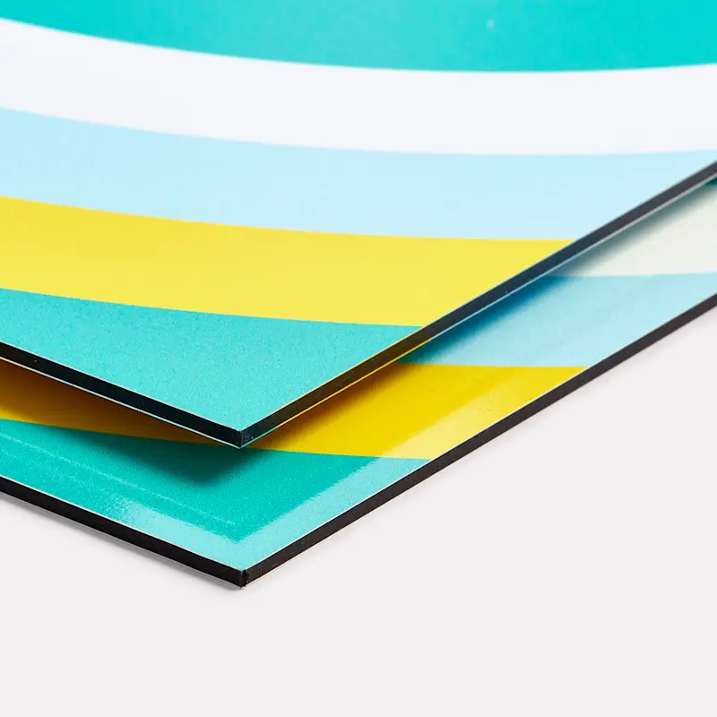 Dibond avec vernis UV