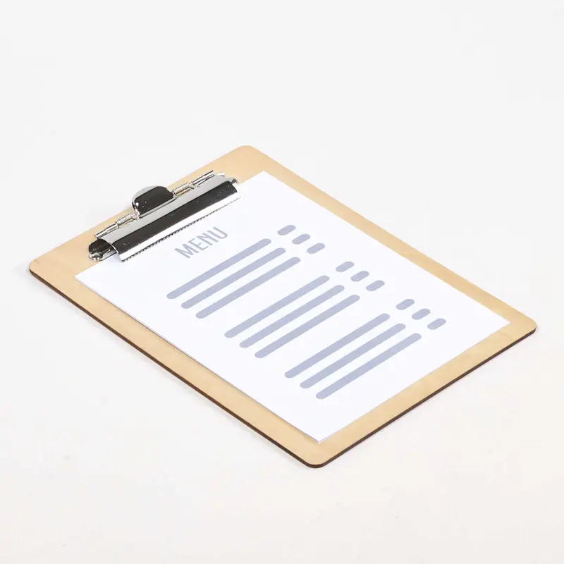 Porte-menus en bois