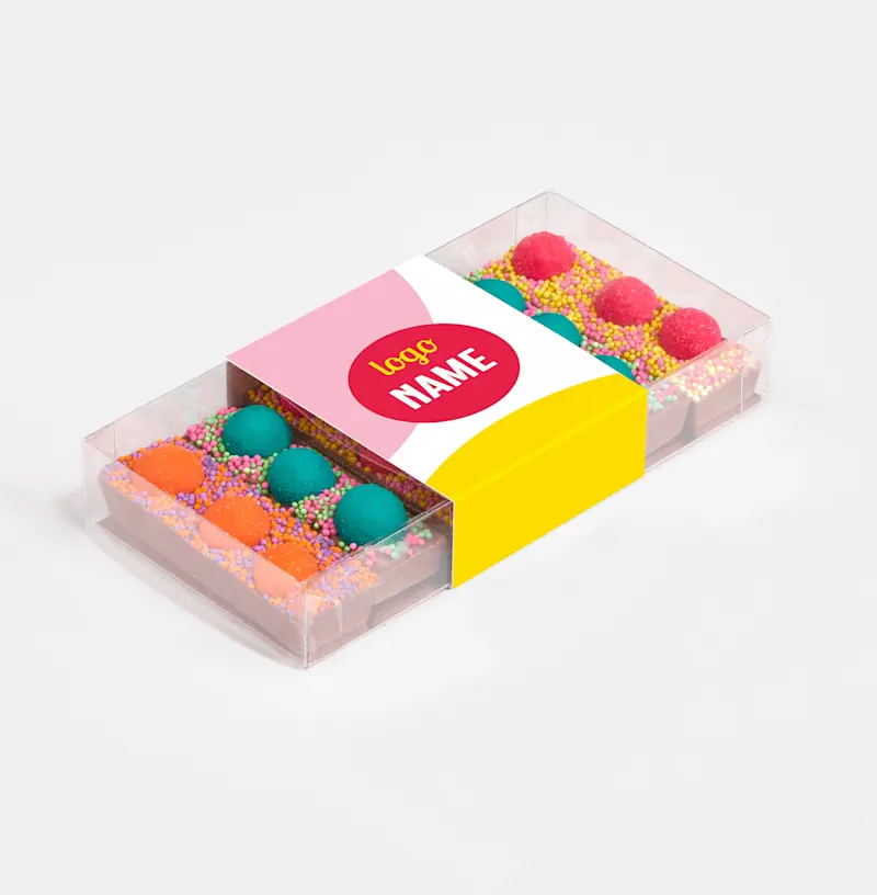 Tablettes de chocolat avec manchon