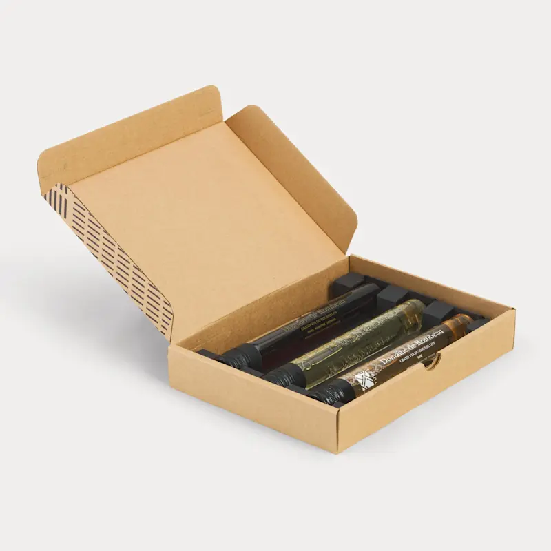 Coffrets cadeaux avec tubes éprouvettes par thème