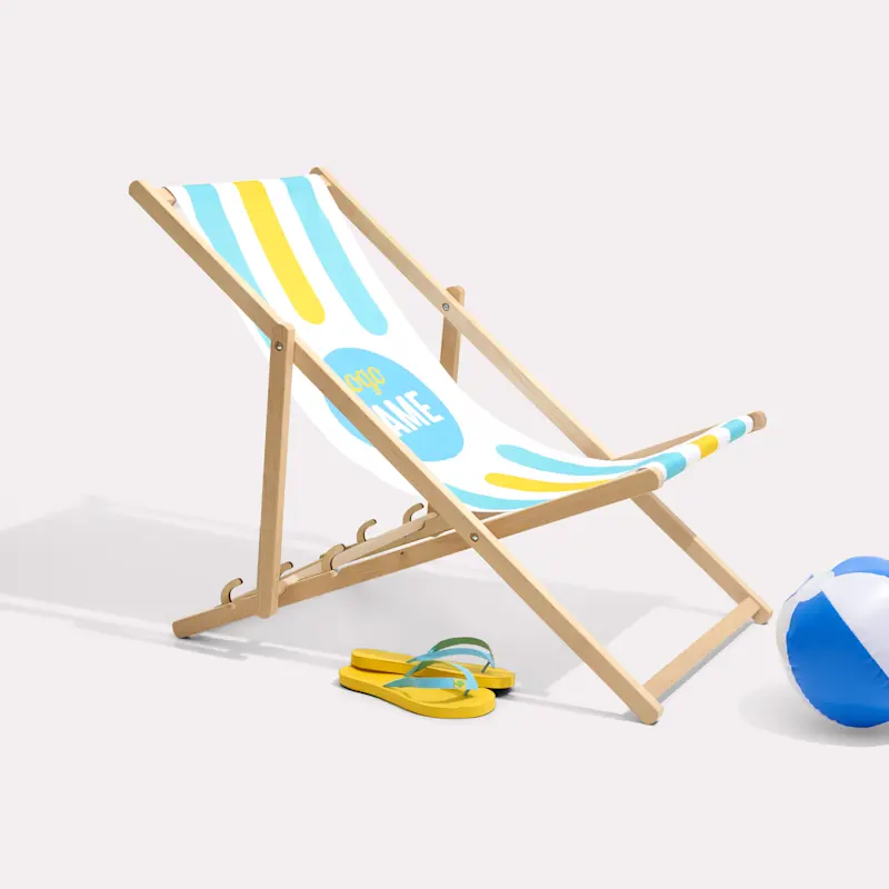 Chaises de plage (transats) avec toile changeable