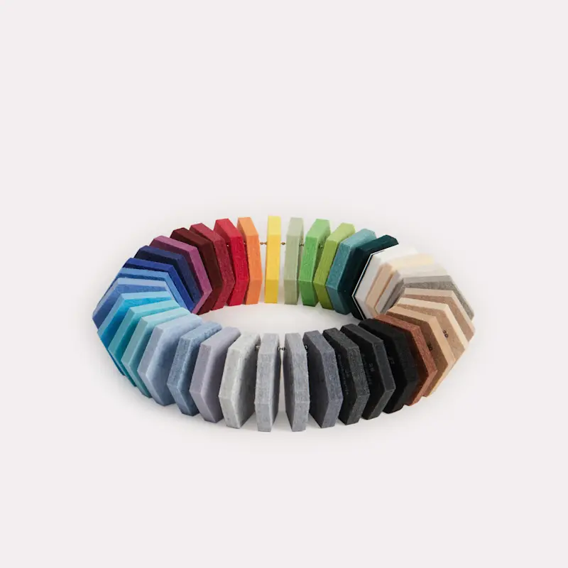 PET-felt sample chains