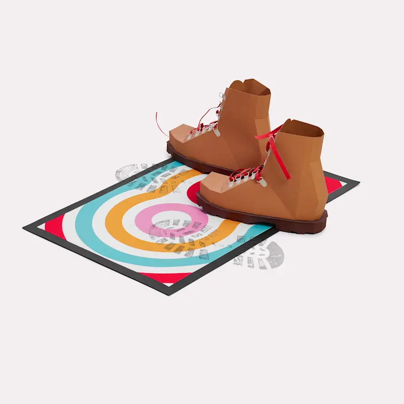Tapis de sol à impression intégrale