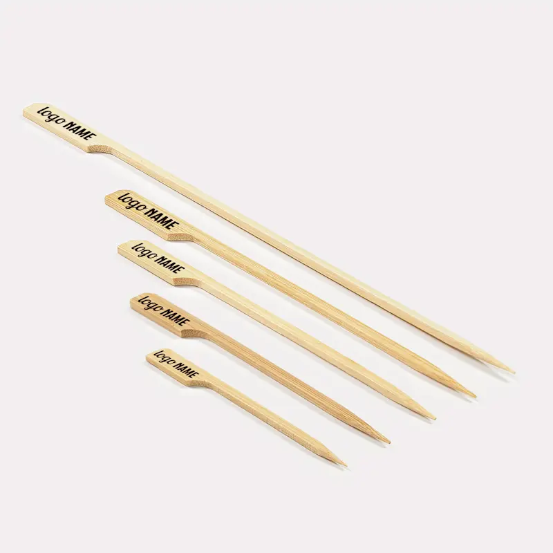 Piques à brochettes en bambou