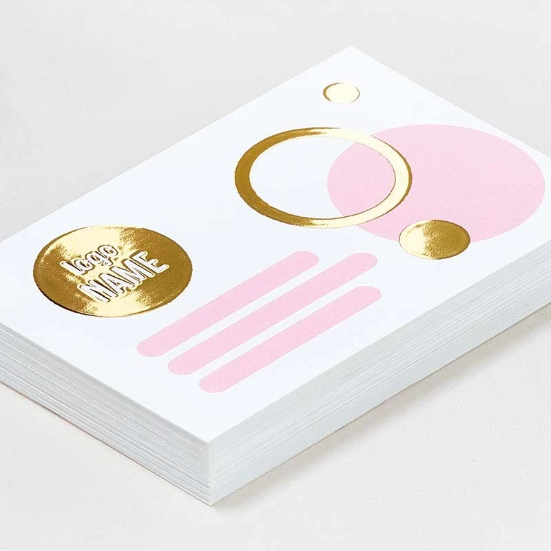 Exemple : Dorure 3D : or, argent, or rosé ou cuivre