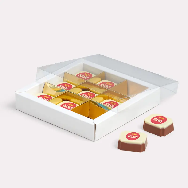 Boîtes de pralines au chocolat
