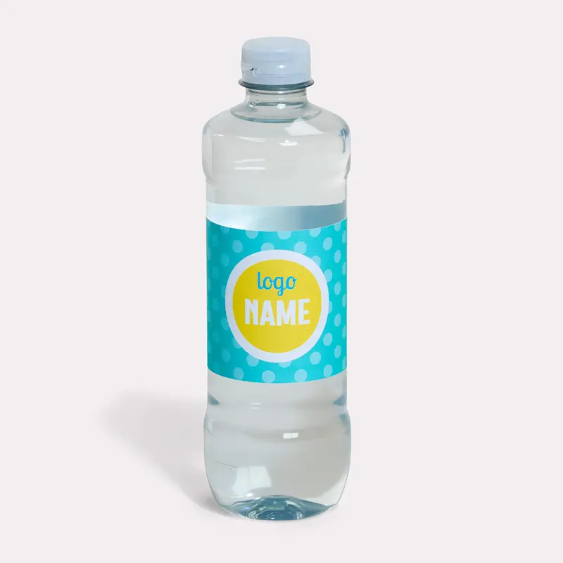 Bouteilles d'eau en R-PET 500 ml