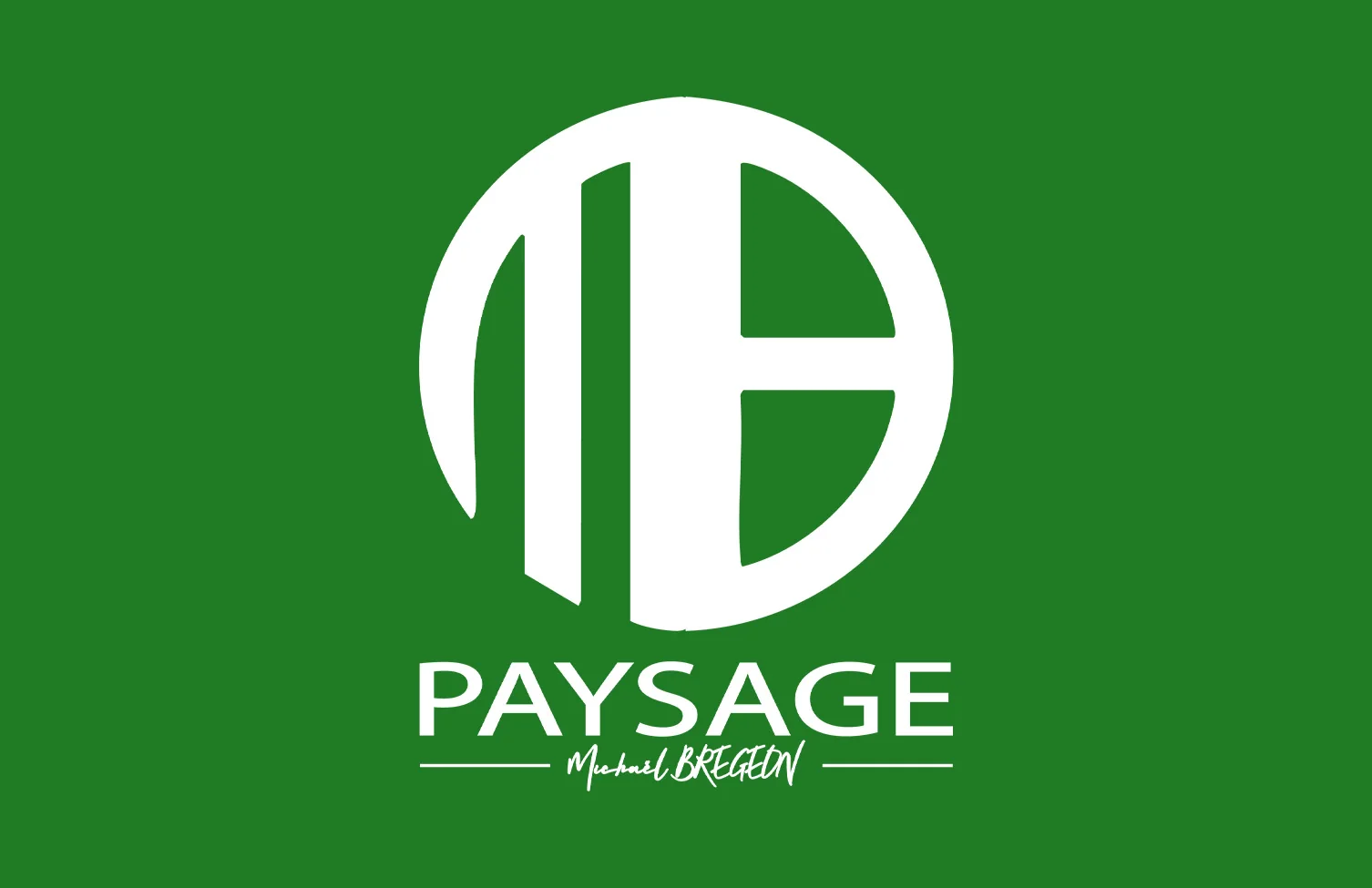 Recherche et présentation du logo MB Paysage par LAC VISION