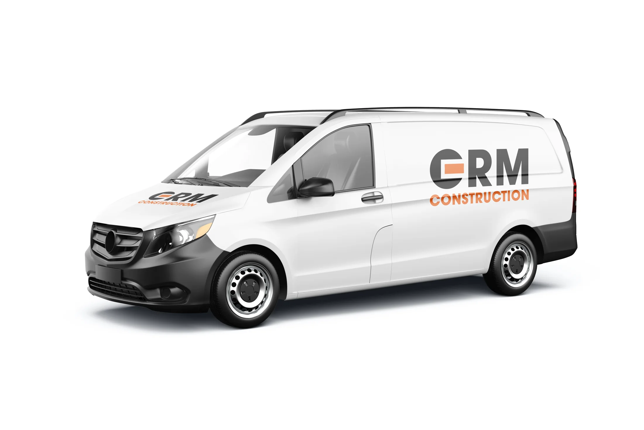 Marquage de véhicule CRM Construction imaginé par LAC VISION