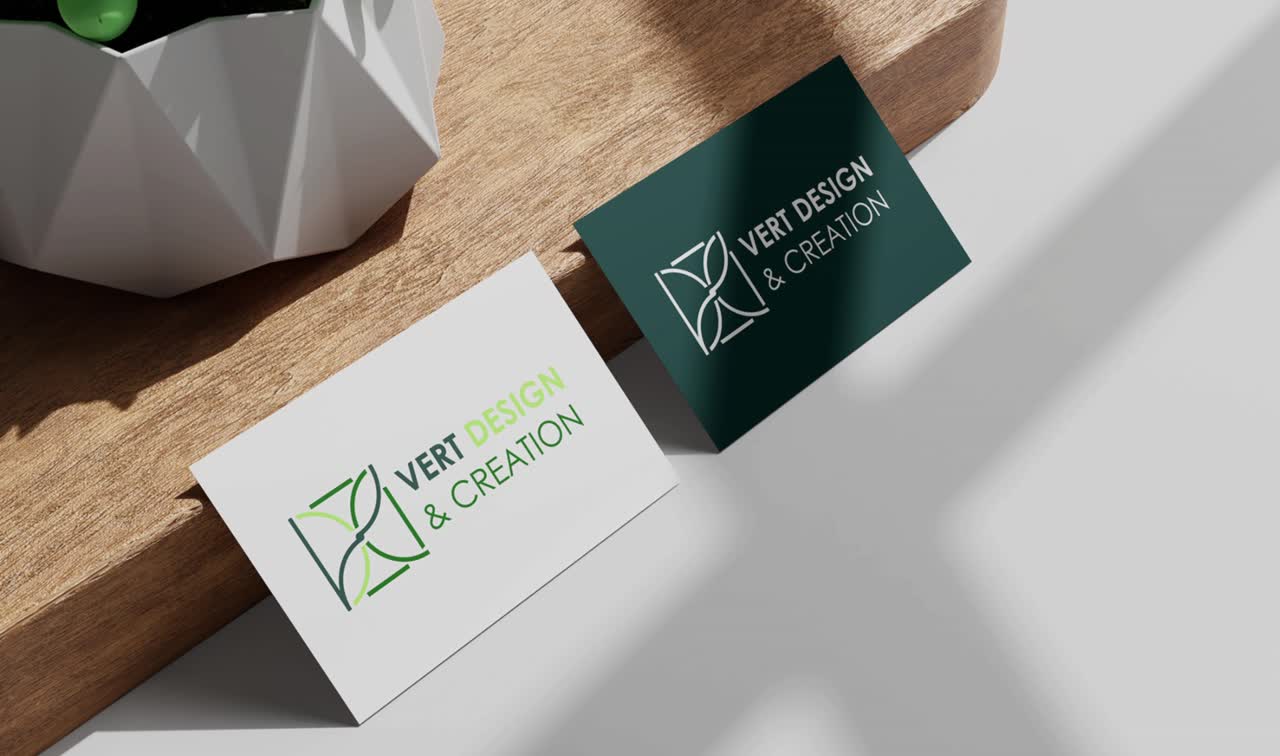 Déclinaison du projet Vert Design & Création — vue 2