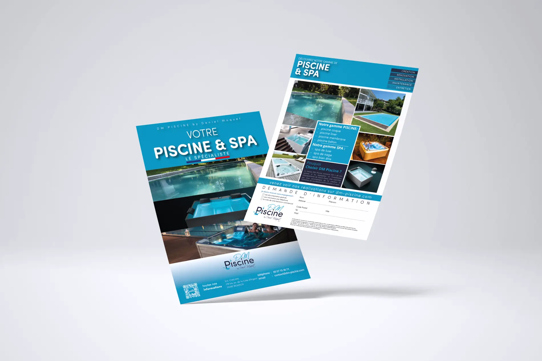DM Piscine — réalisation LAC VISION