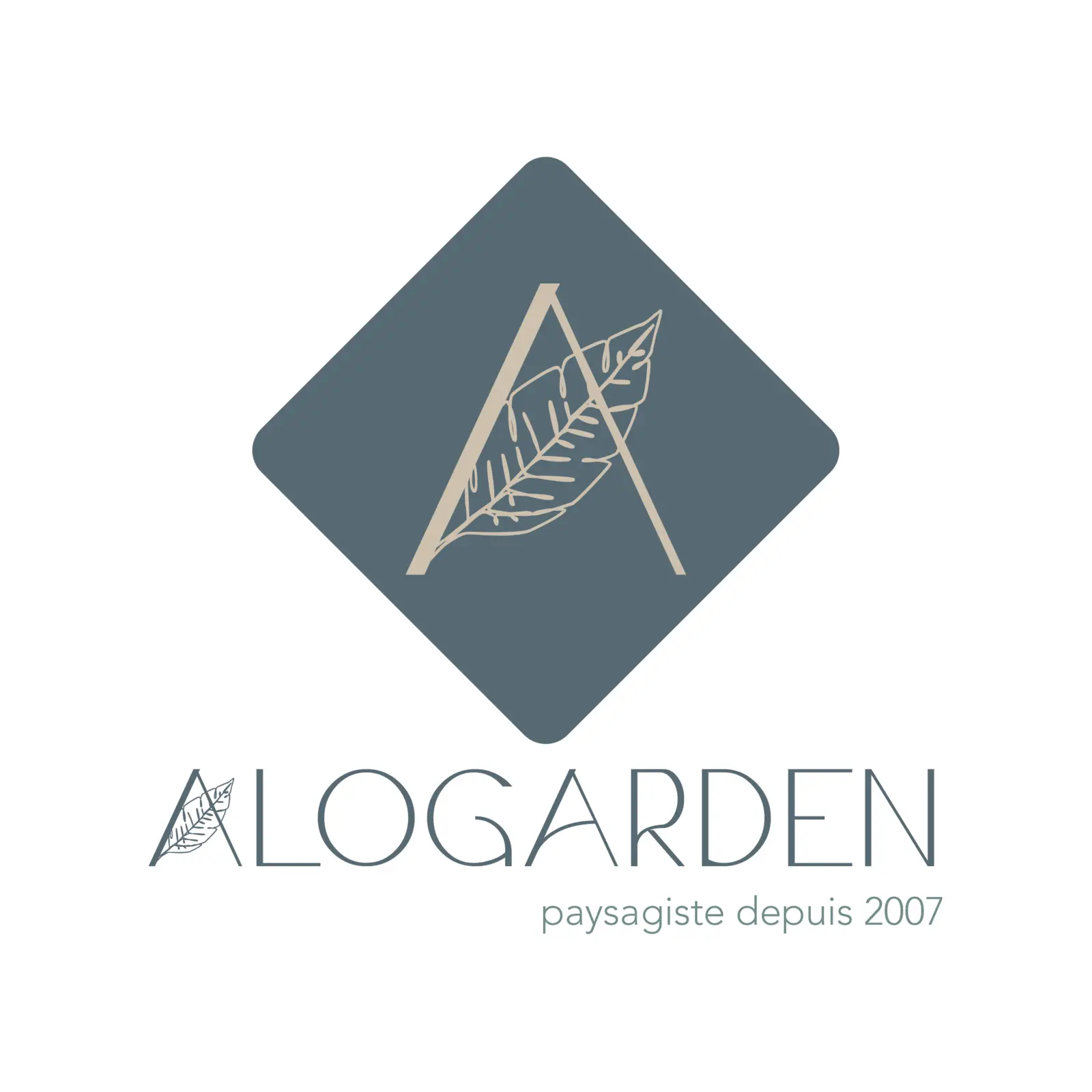Identité visuelle et logo ALOGARDEN