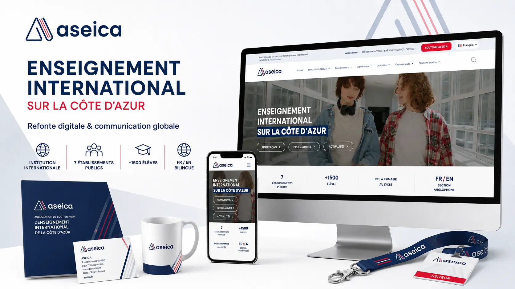 Projet ASEICA — identité et refonte digitale