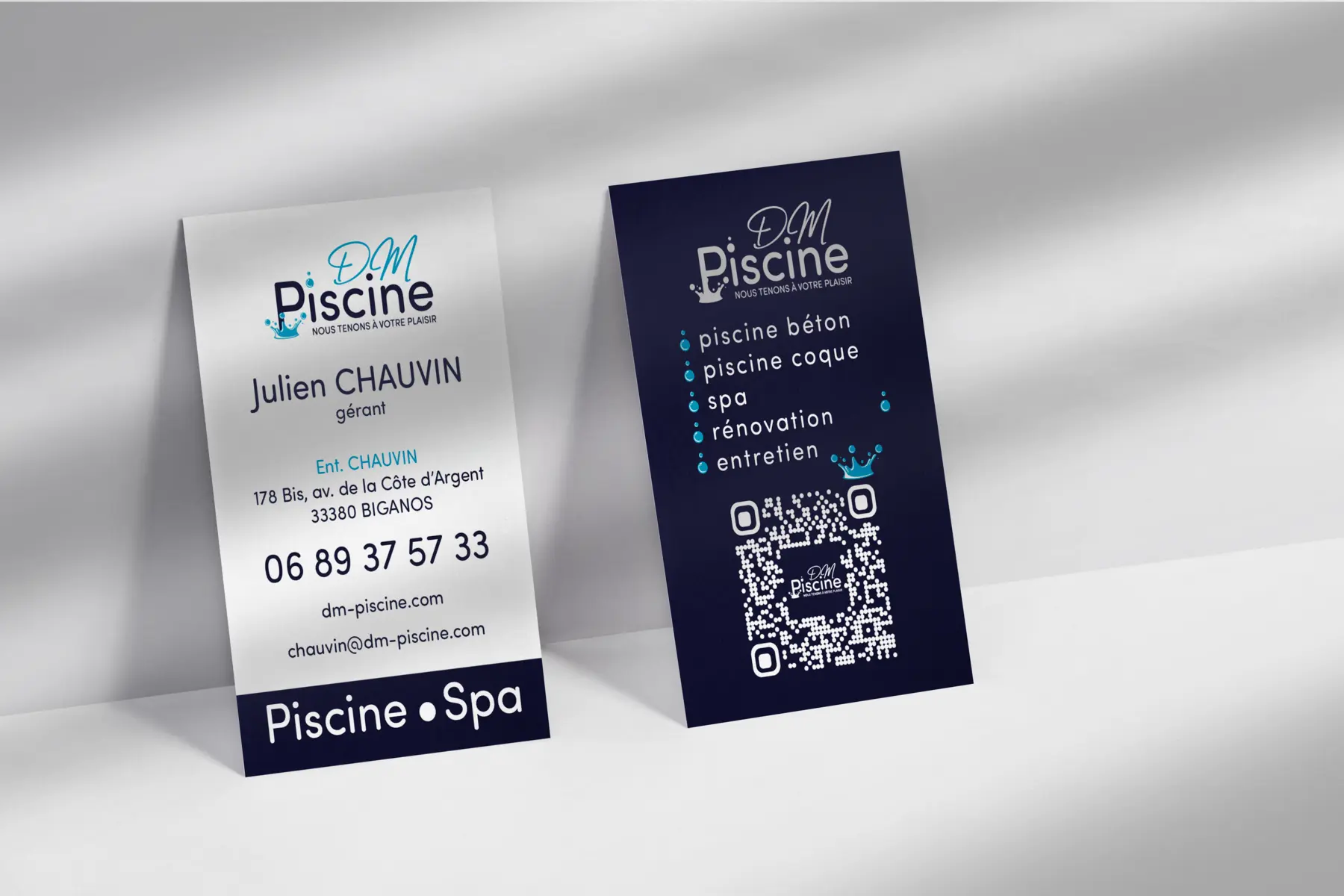 Carte de visite DM Piscine