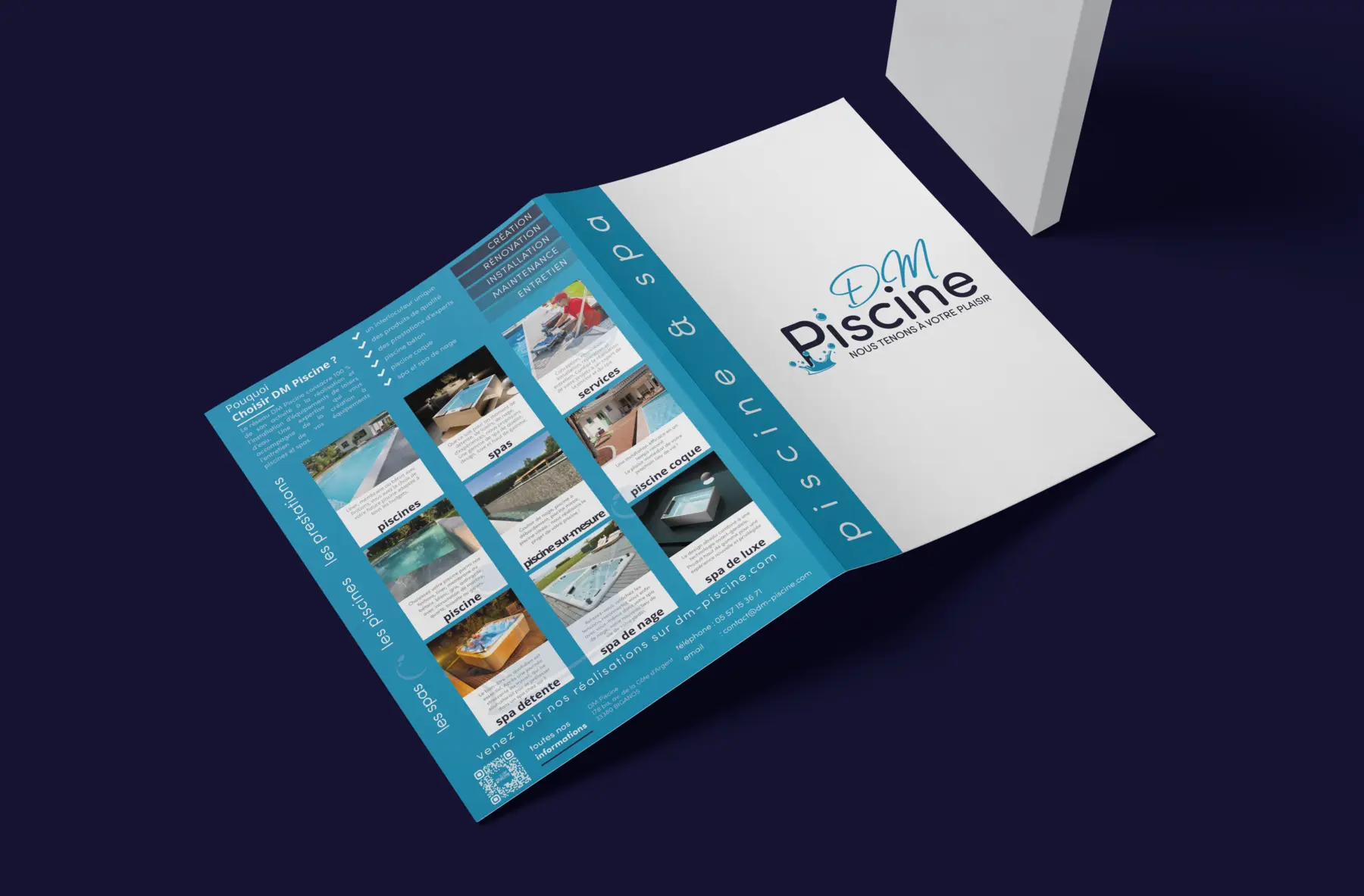 Pochette commerciale DM Piscine
