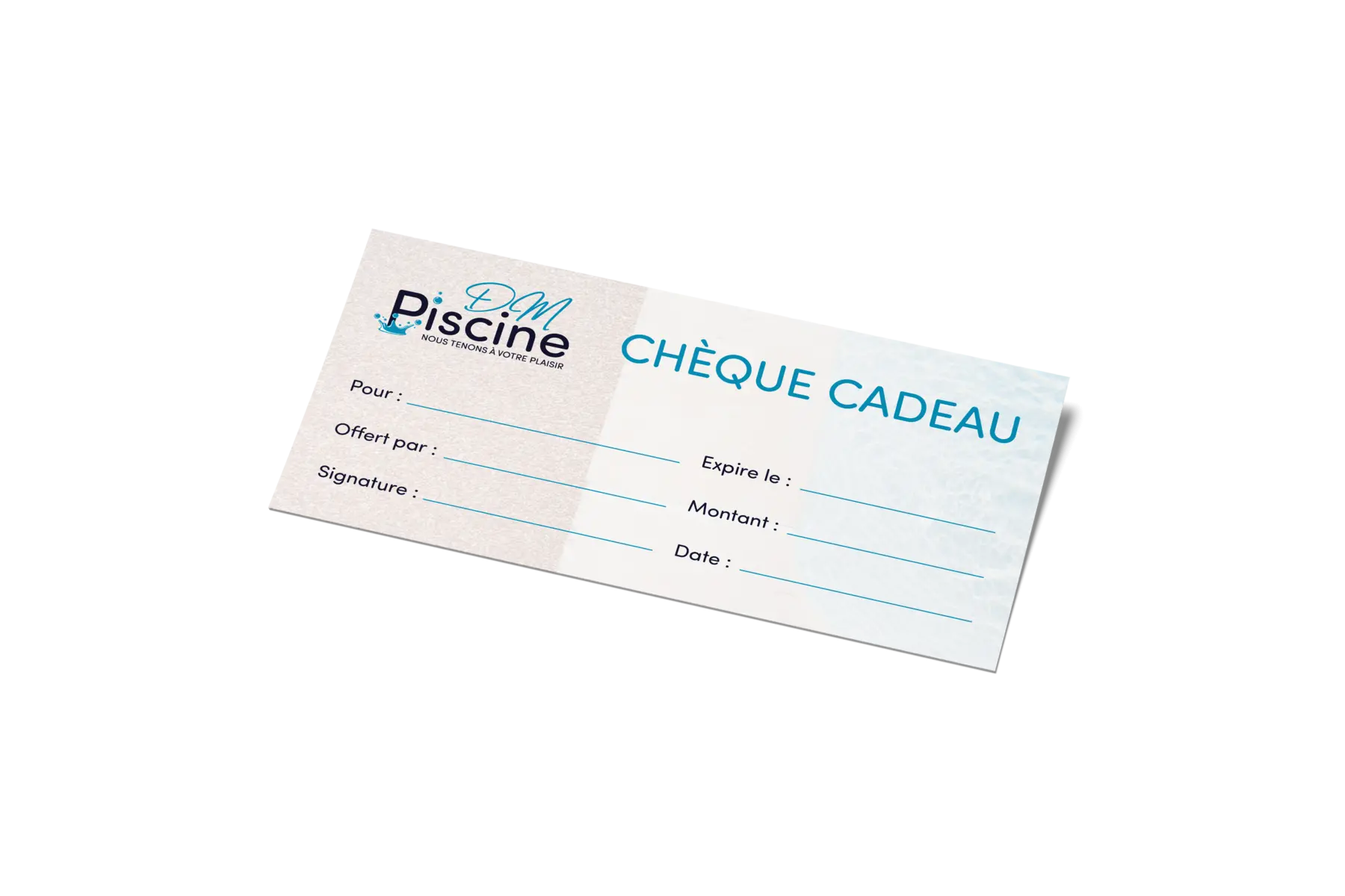 Second support de parrainage DM Piscine