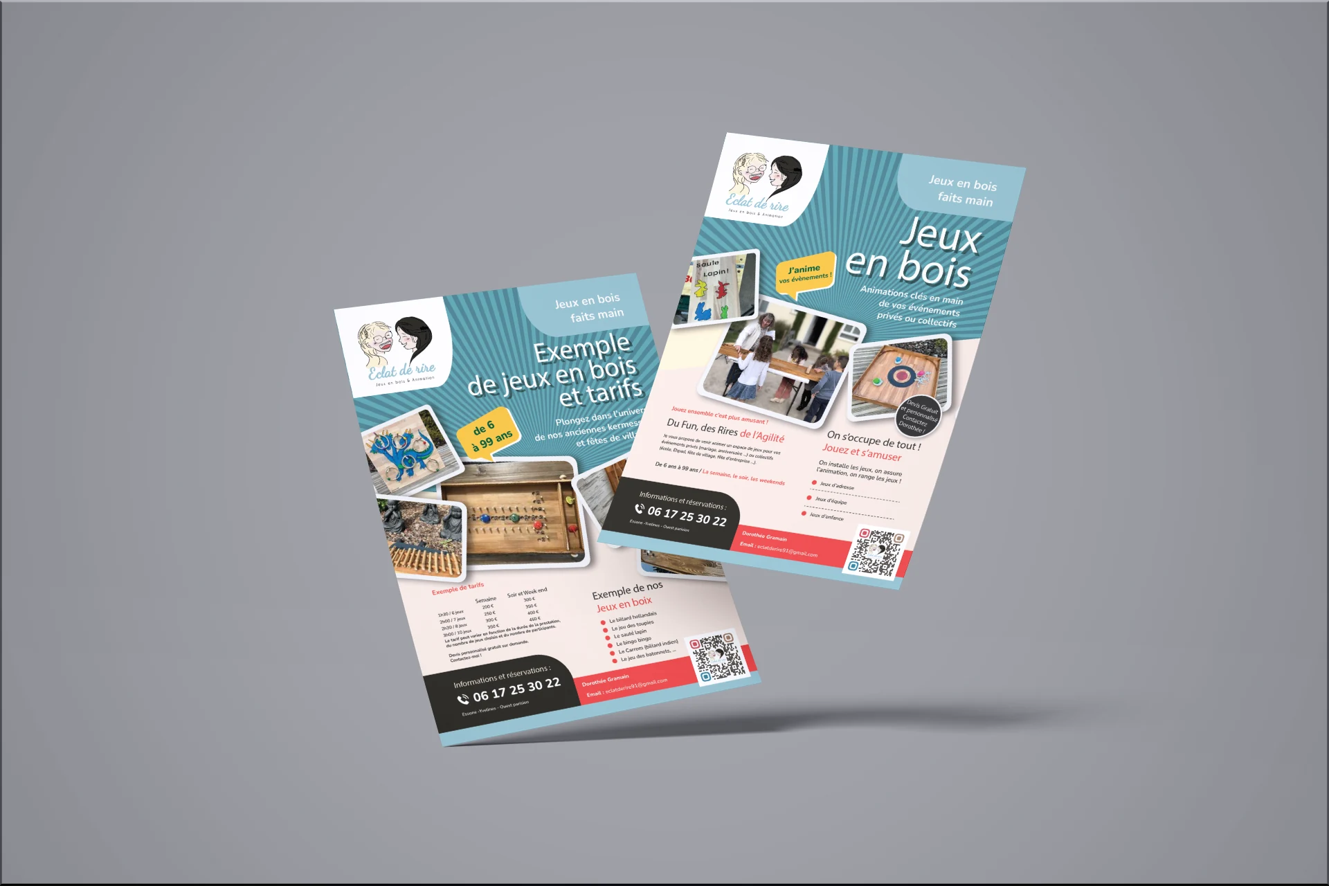Flyer de présentation — Ékla de rire