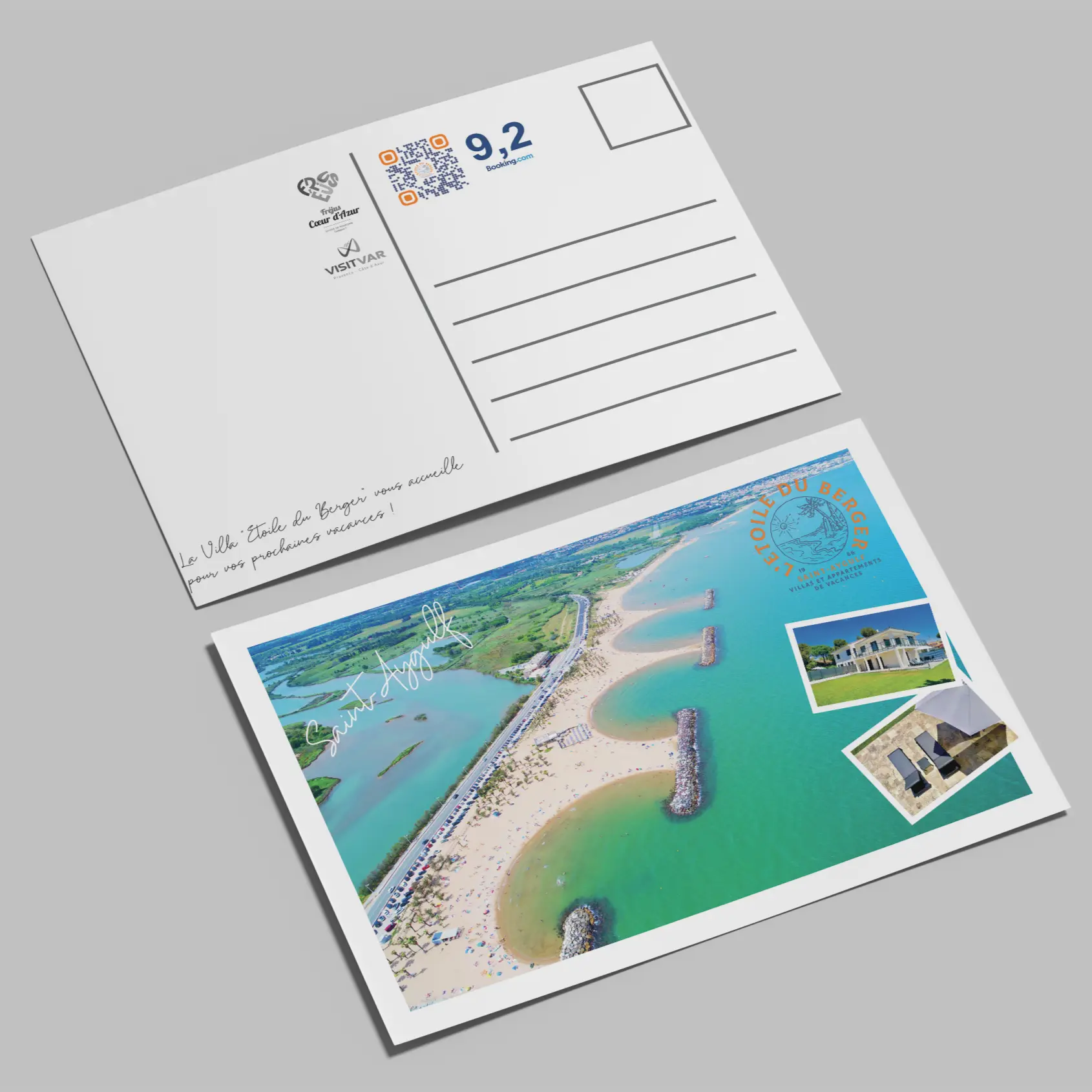 Seconde carte postale Villa Étoile du Berger